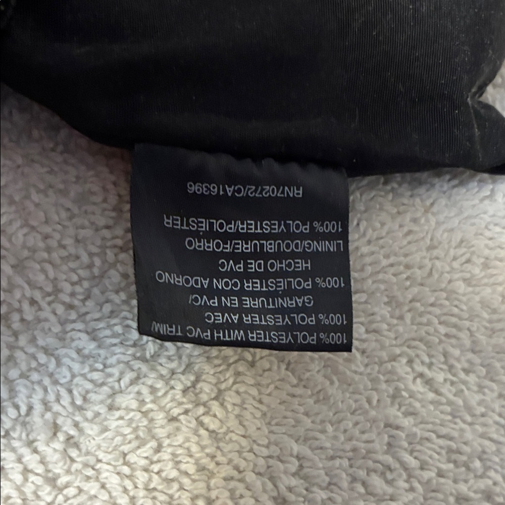 Liz Claiborne Black Suede Wristlet with Brown Croc Accent - Picture 13 of 14
